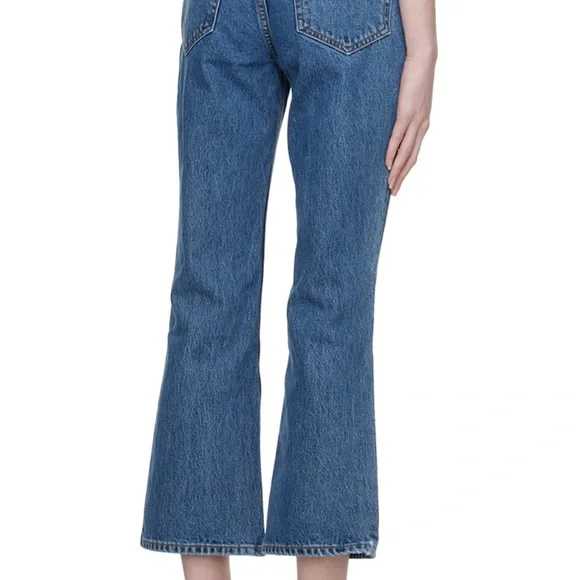 Ganni Blue Flare Women's Jeans - Picture 5 of 10